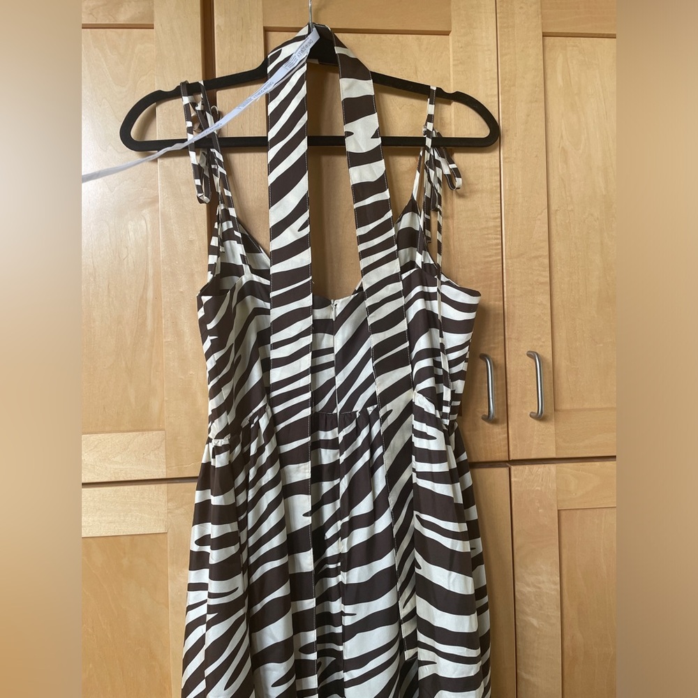 Cynthia Rowley Zebra Print Maxi Dress - Picture 6 of 6